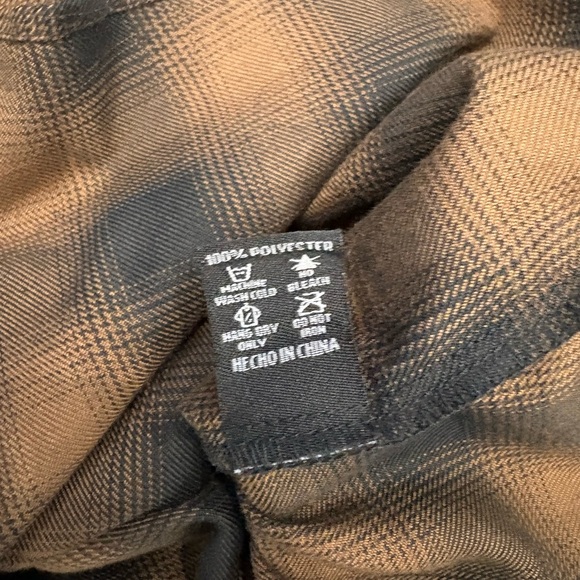 Dixxon Flannel  Co Men’s The Chachi Brown Black Large - Picture 6 of 9